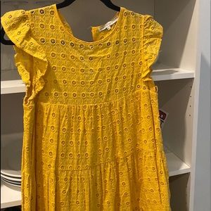 English Factory Yellow Dress - XS